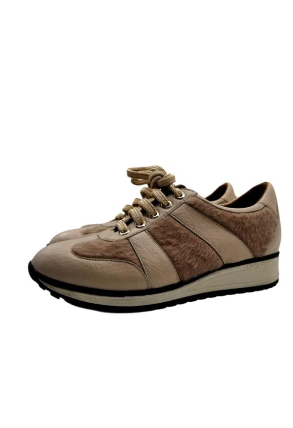 LONGCHAMP  -  CALF HAIR ATHLETIC SNEAKERS - Image 11